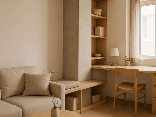 解決樑柱突兀問題：打造不浪費的畸零角落